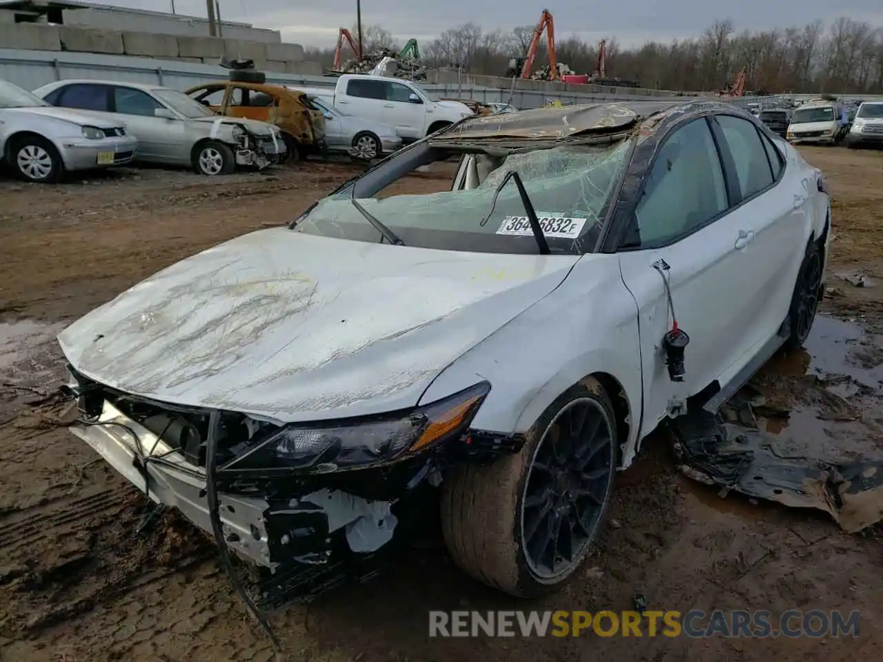 2 Photograph of a damaged car 4T1KZ1AK5MU058684 TOYOTA CAMRY 2021