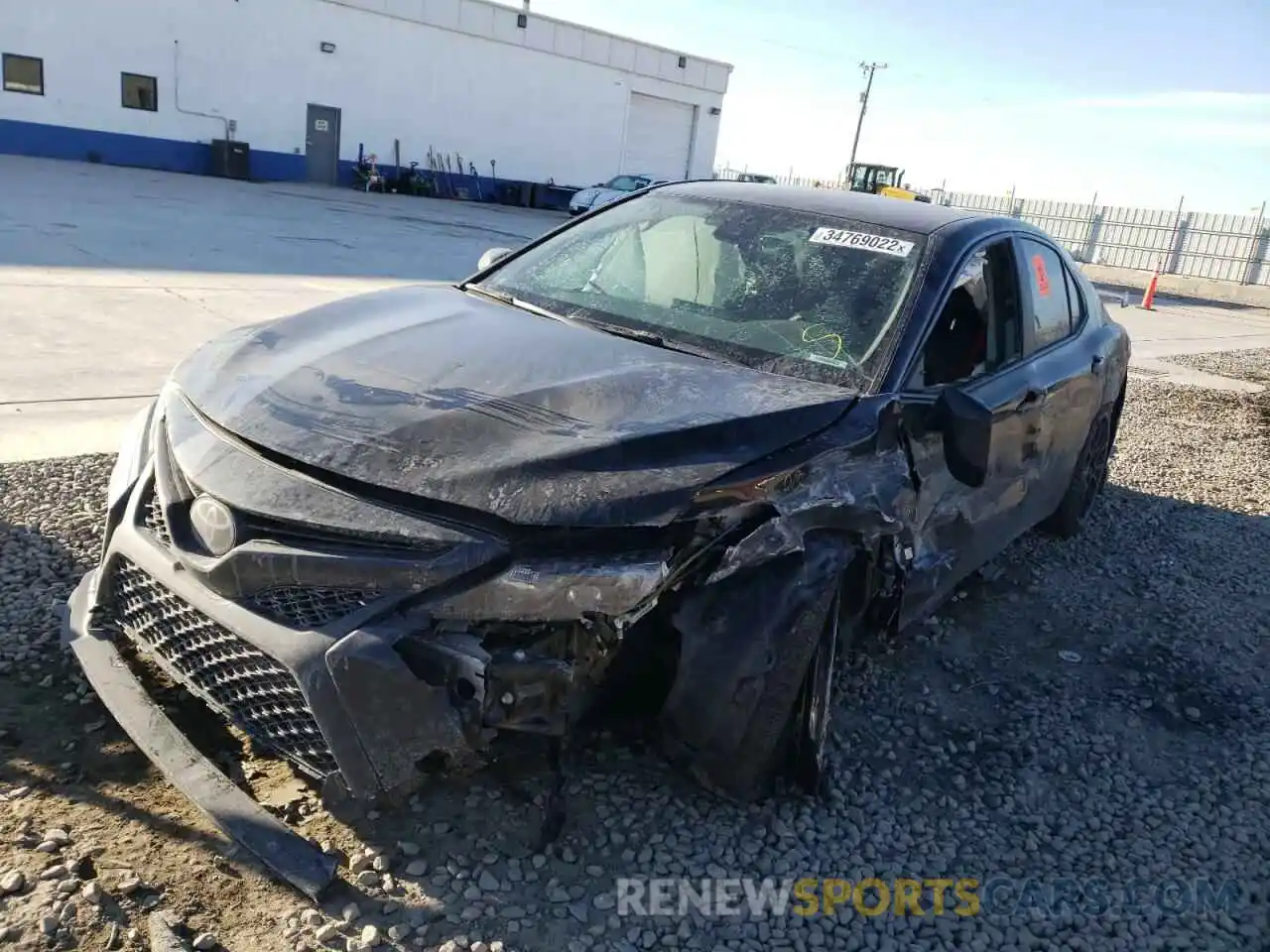 2 Photograph of a damaged car 4T1KZ1AK6MU047936 TOYOTA CAMRY 2021