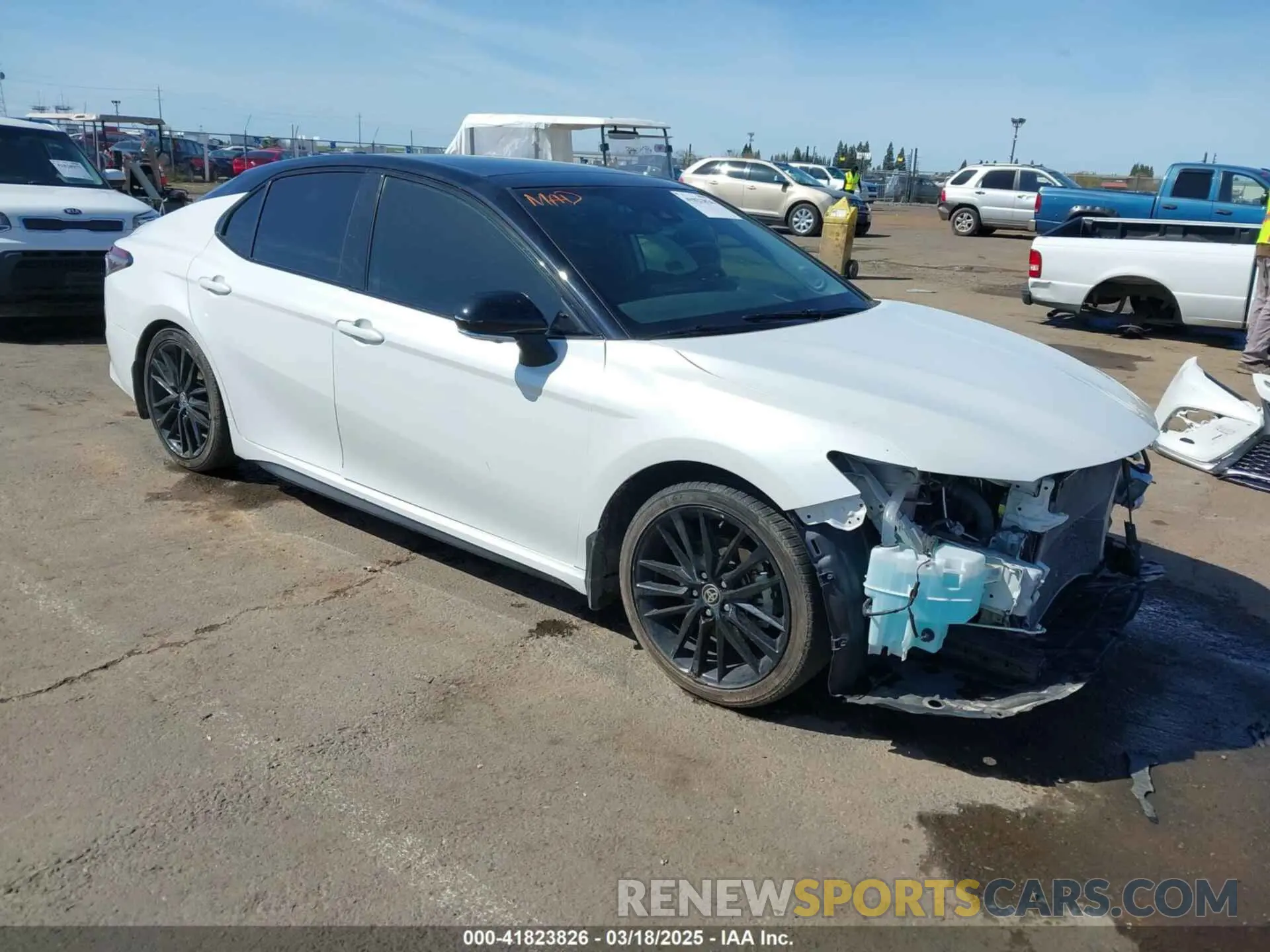 1 Photograph of a damaged car 4T1KZ1AK6MU054840 TOYOTA CAMRY 2021
