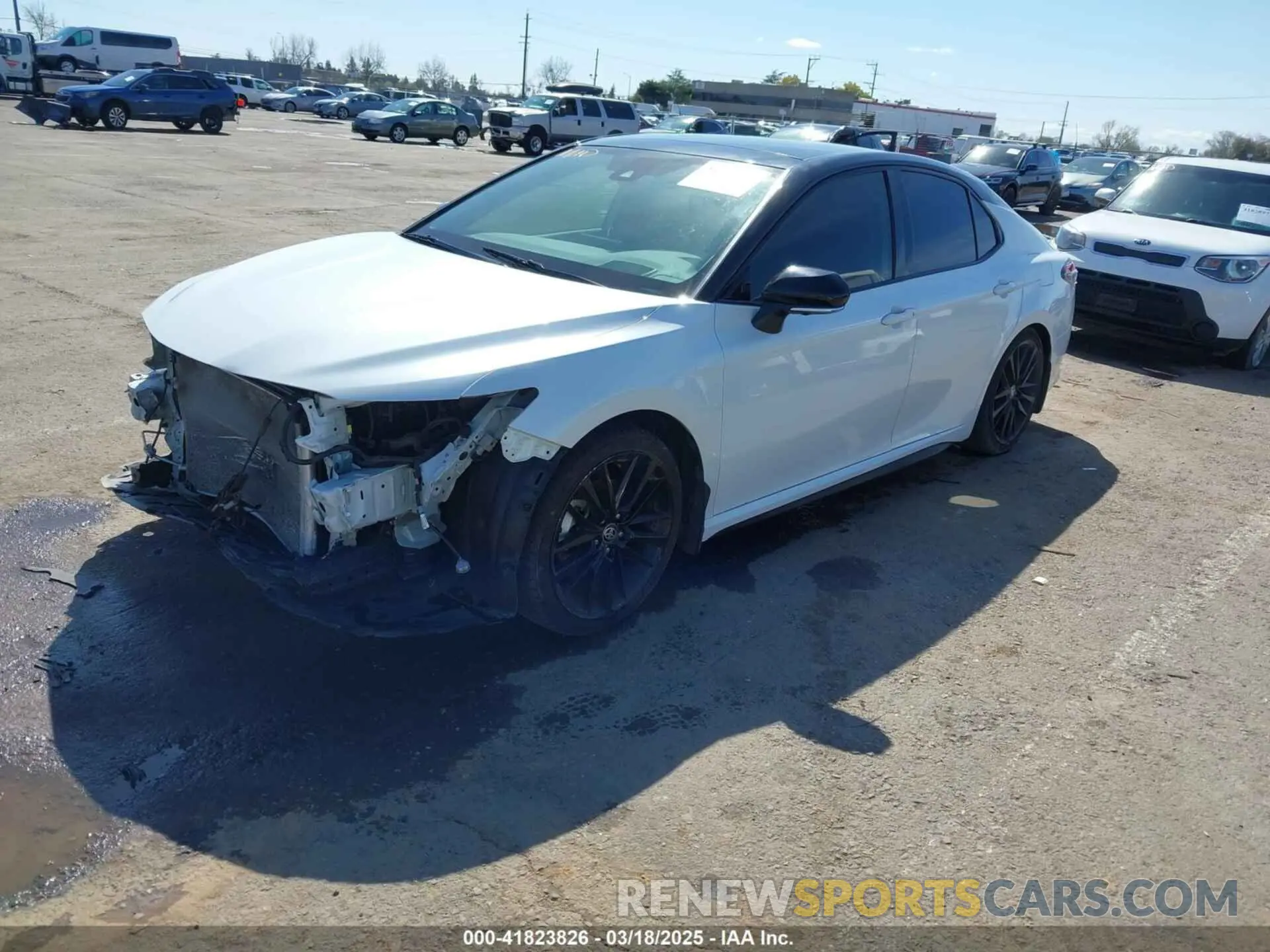 2 Photograph of a damaged car 4T1KZ1AK6MU054840 TOYOTA CAMRY 2021