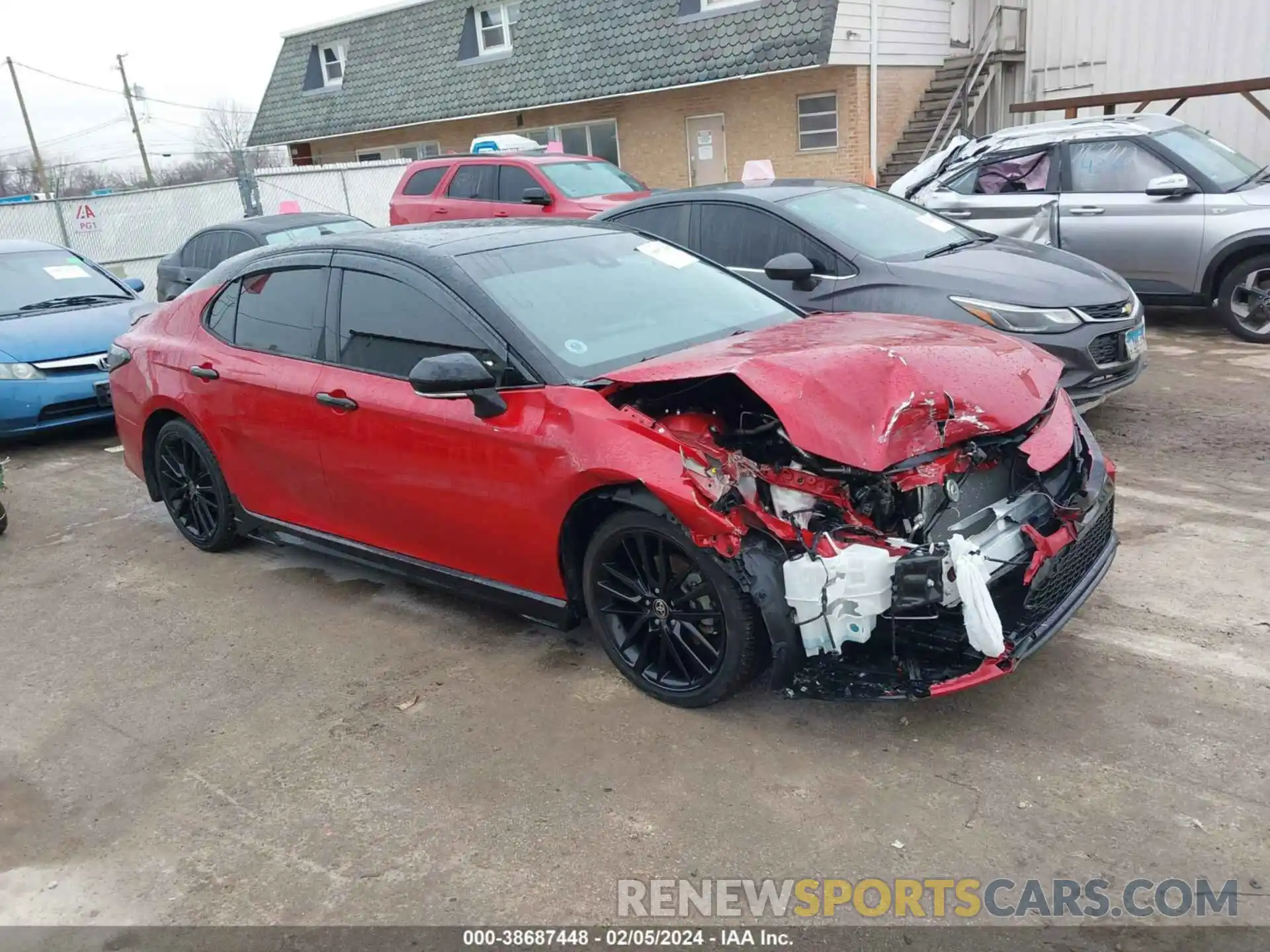 1 Photograph of a damaged car 4T1KZ1AK6MU056698 TOYOTA CAMRY 2021