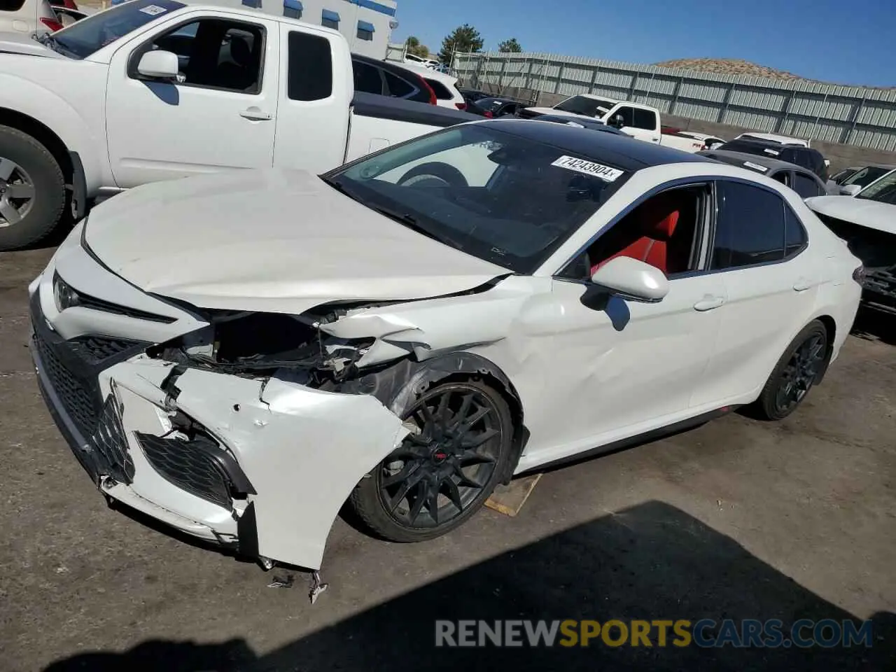 1 Photograph of a damaged car 4T1KZ1AK6MU056975 TOYOTA CAMRY 2021