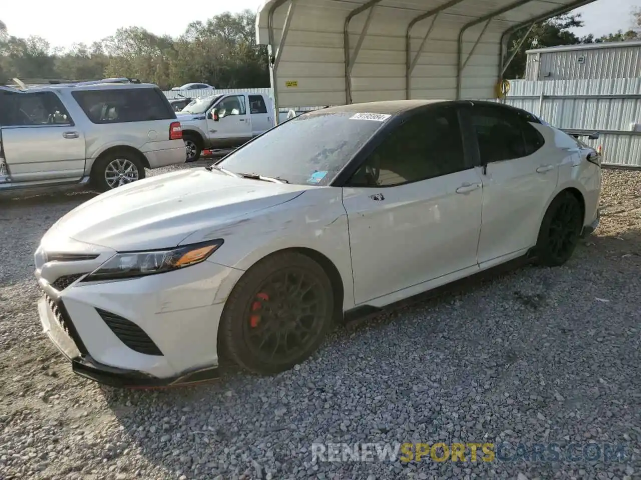 1 Photograph of a damaged car 4T1KZ1AK6MU058113 TOYOTA CAMRY 2021