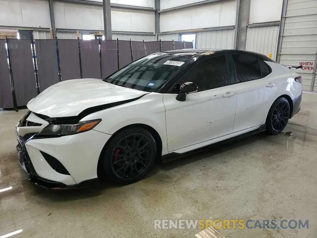 1 Photograph of a damaged car 4T1KZ1AK6MU058306 TOYOTA CAMRY 2021