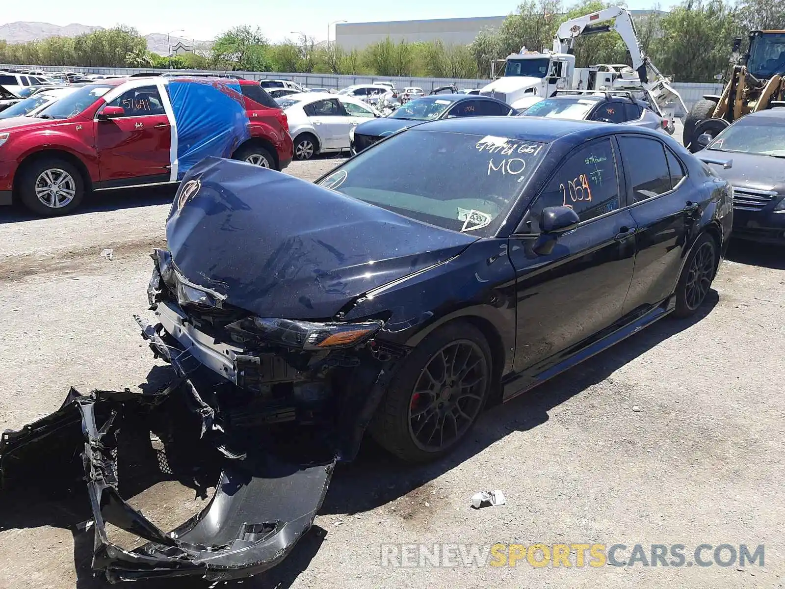 2 Photograph of a damaged car 4T1KZ1AK7MU050098 TOYOTA CAMRY 2021