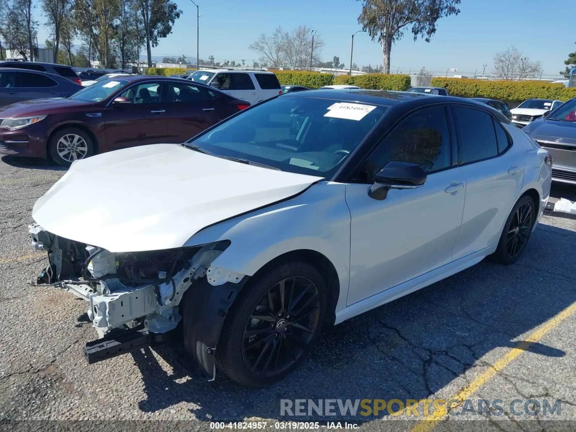 2 Photograph of a damaged car 4T1KZ1AK7MU055026 TOYOTA CAMRY 2021