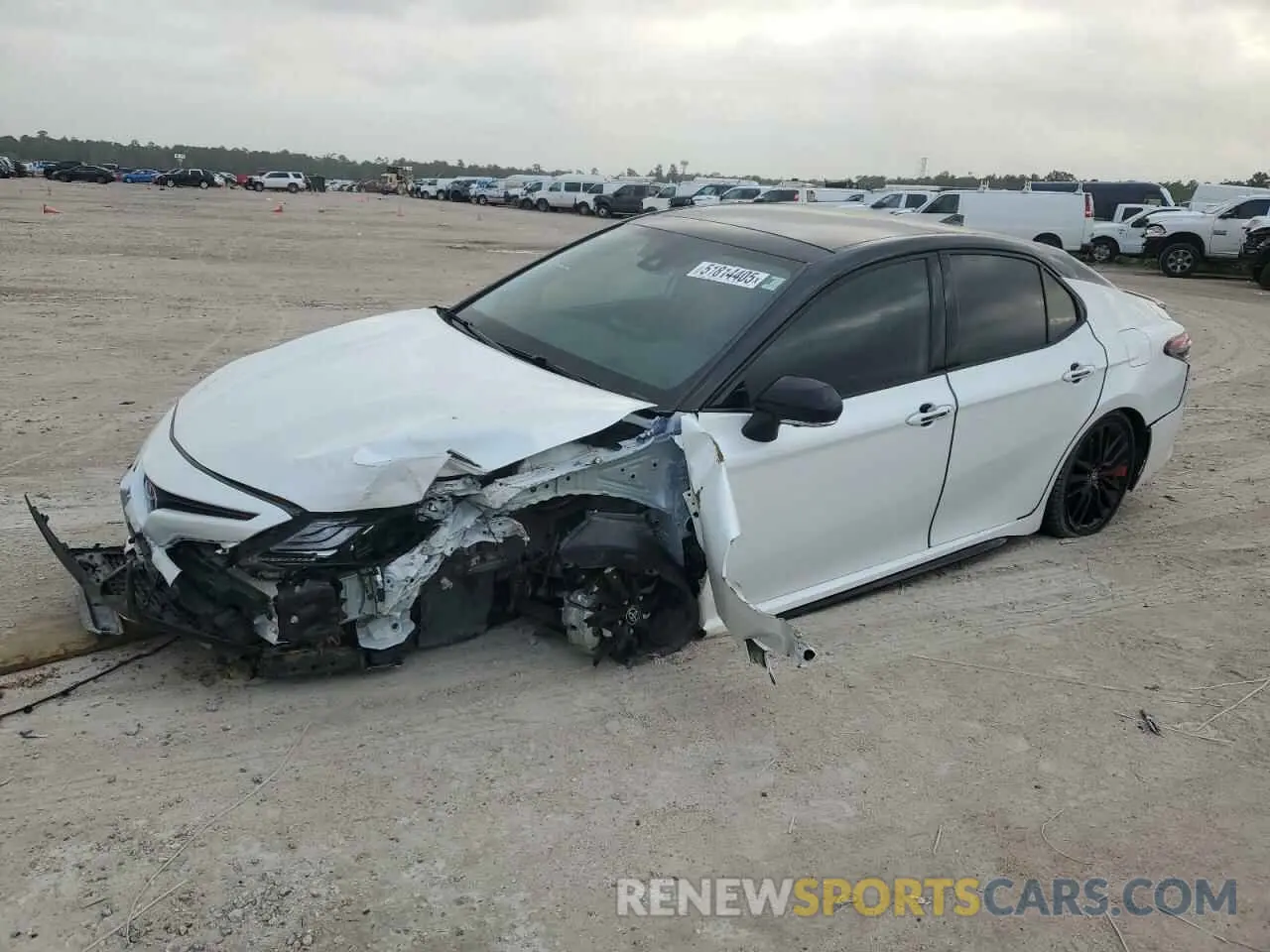 1 Photograph of a damaged car 4T1KZ1AK7MU055155 TOYOTA CAMRY 2021