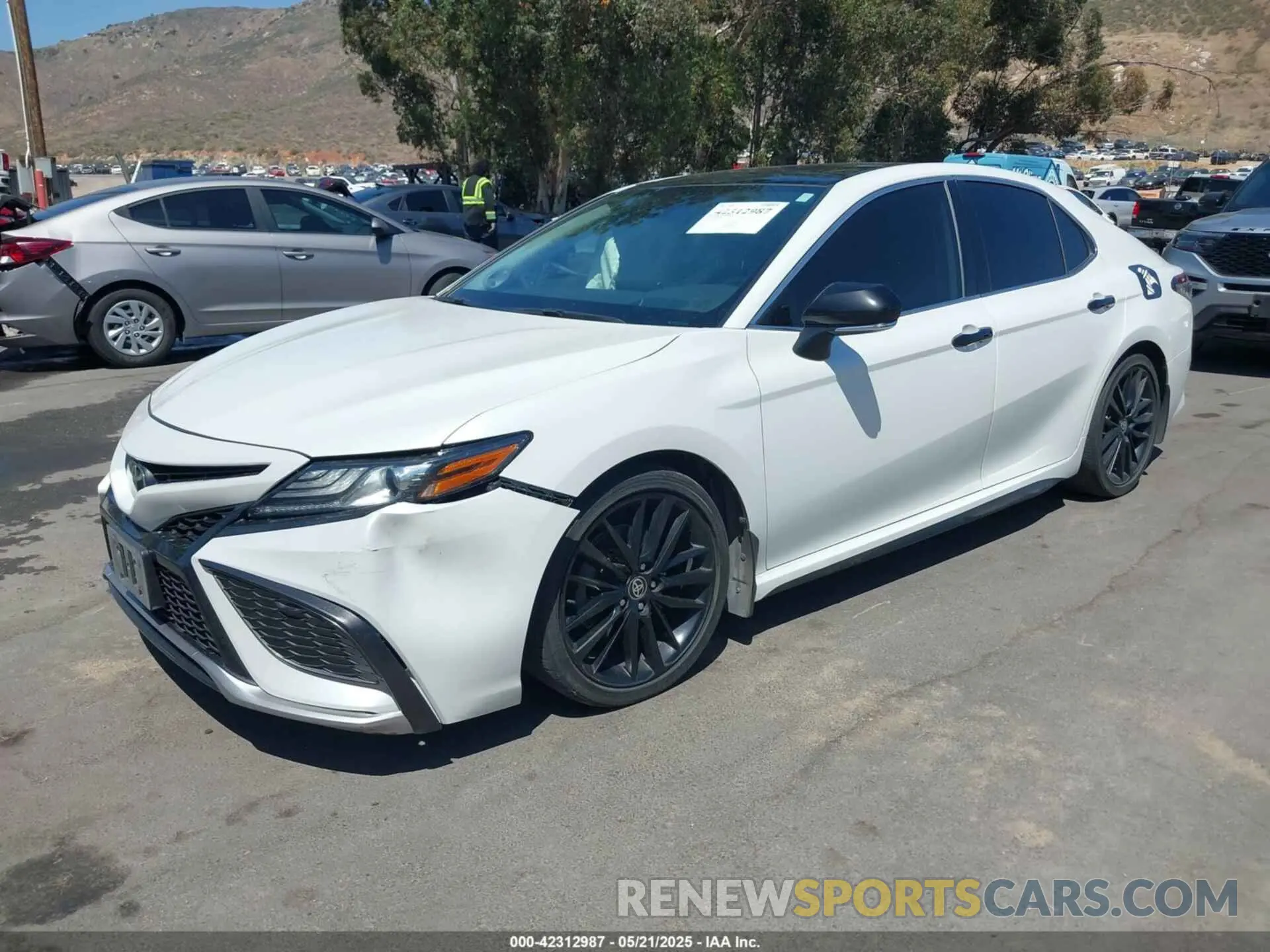2 Photograph of a damaged car 4T1KZ1AK7MU056256 TOYOTA CAMRY 2021