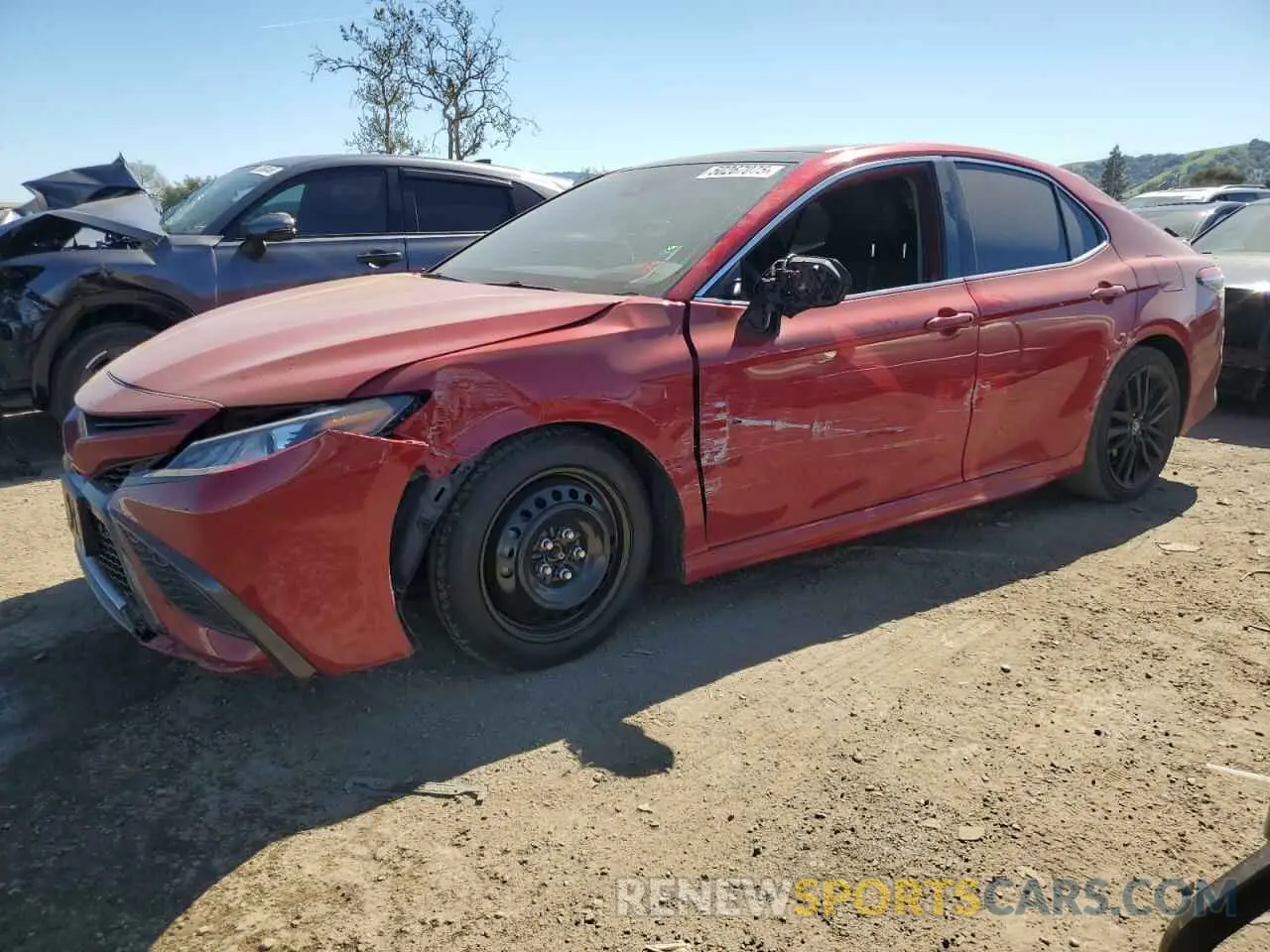 1 Photograph of a damaged car 4T1KZ1AK7MU057875 TOYOTA CAMRY 2021