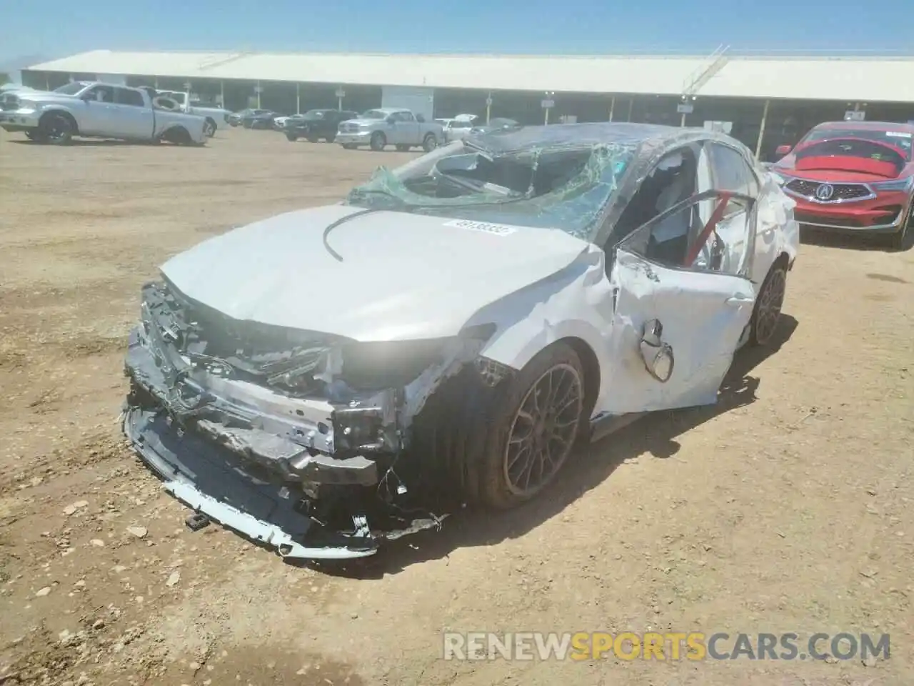 2 Photograph of a damaged car 4T1KZ1AK7MU060078 TOYOTA CAMRY 2021