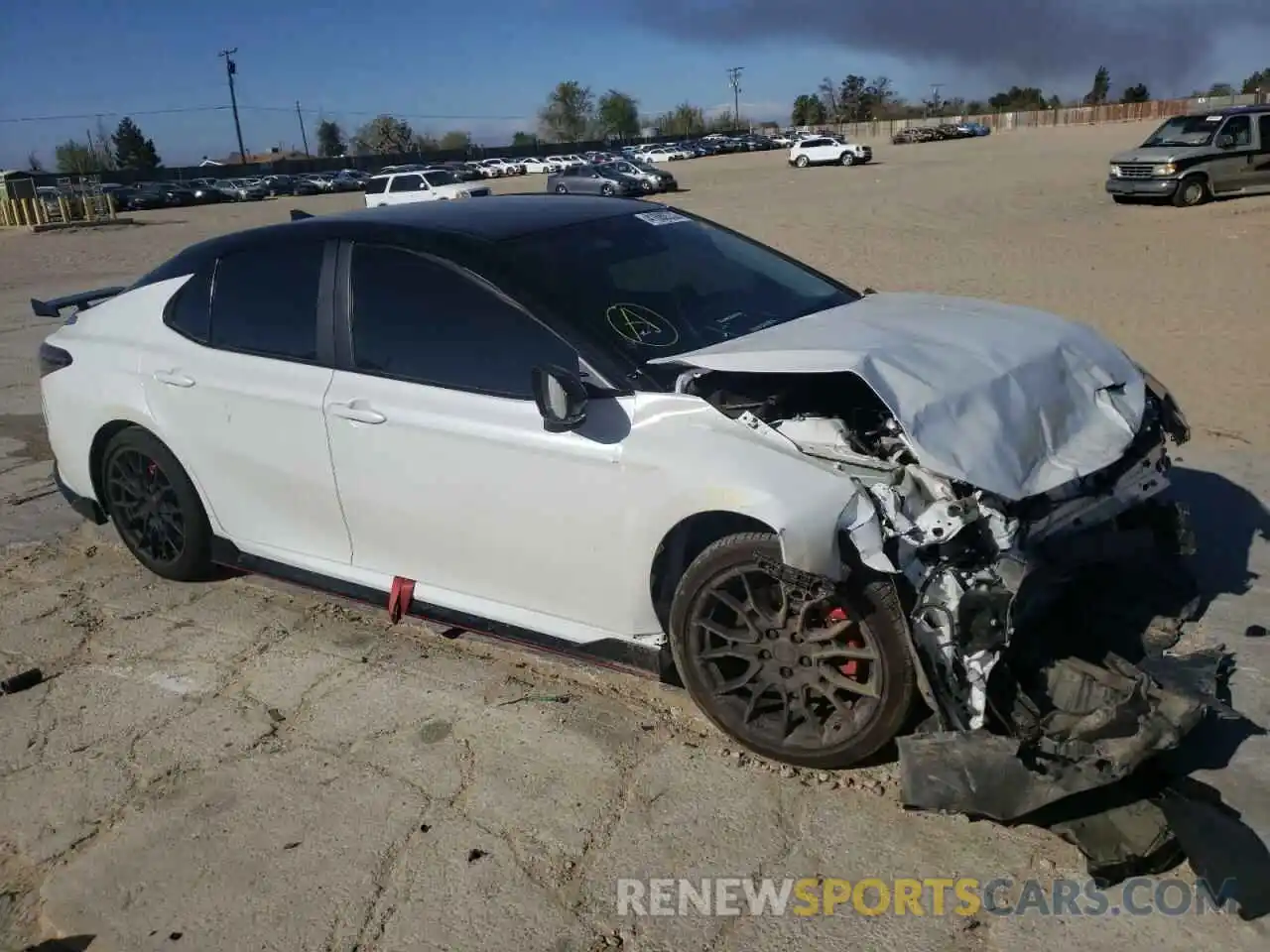 1 Photograph of a damaged car 4T1KZ1AK8MU047727 TOYOTA CAMRY 2021