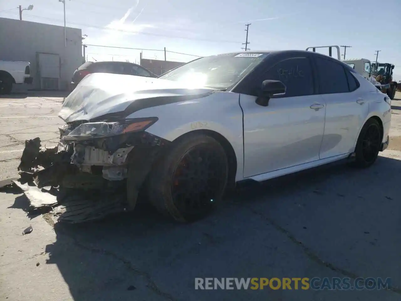 2 Photograph of a damaged car 4T1KZ1AK8MU047727 TOYOTA CAMRY 2021