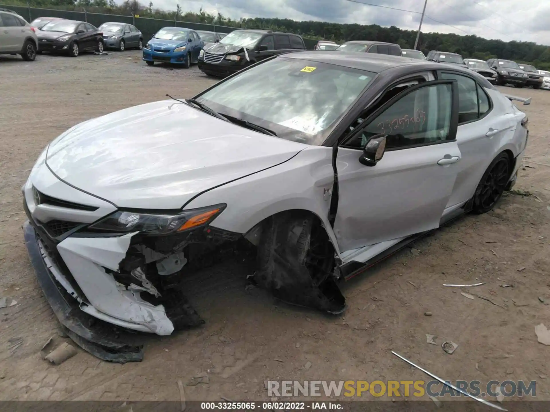 2 Photograph of a damaged car 4T1KZ1AK8MU048831 TOYOTA CAMRY 2021