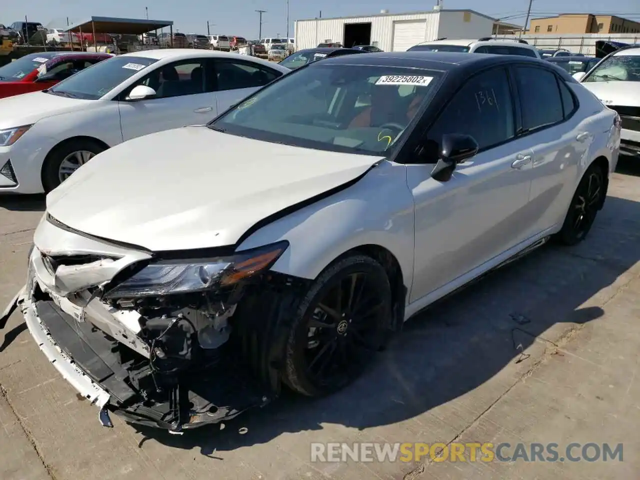 2 Photograph of a damaged car 4T1KZ1AK8MU053365 TOYOTA CAMRY 2021