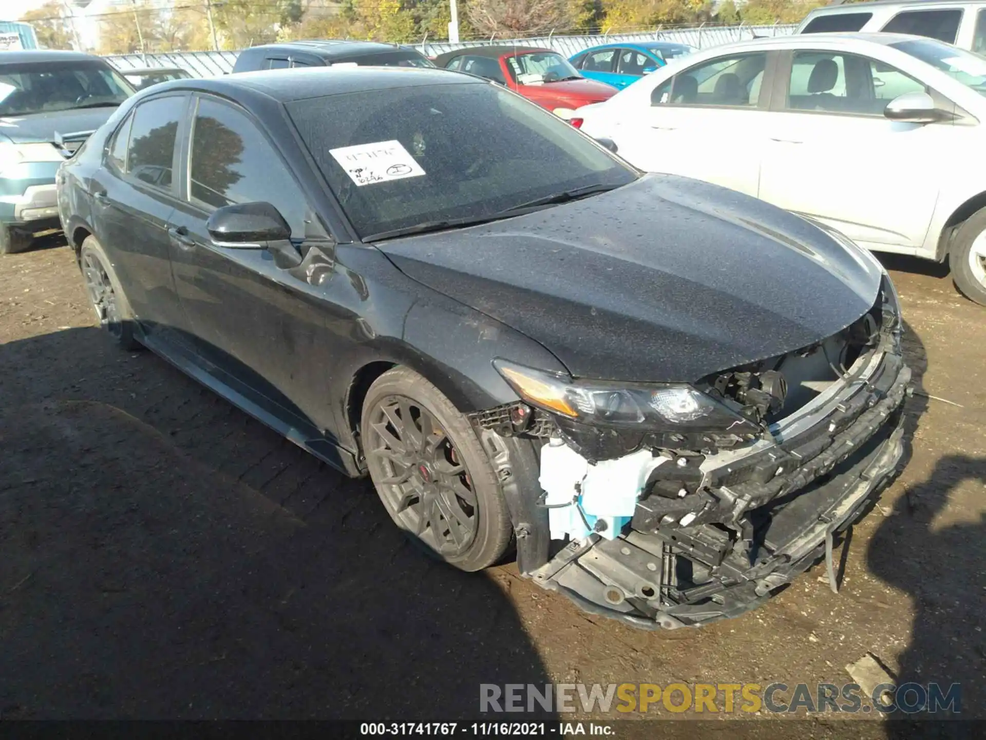 1 Photograph of a damaged car 4T1KZ1AK8MU055925 TOYOTA CAMRY 2021