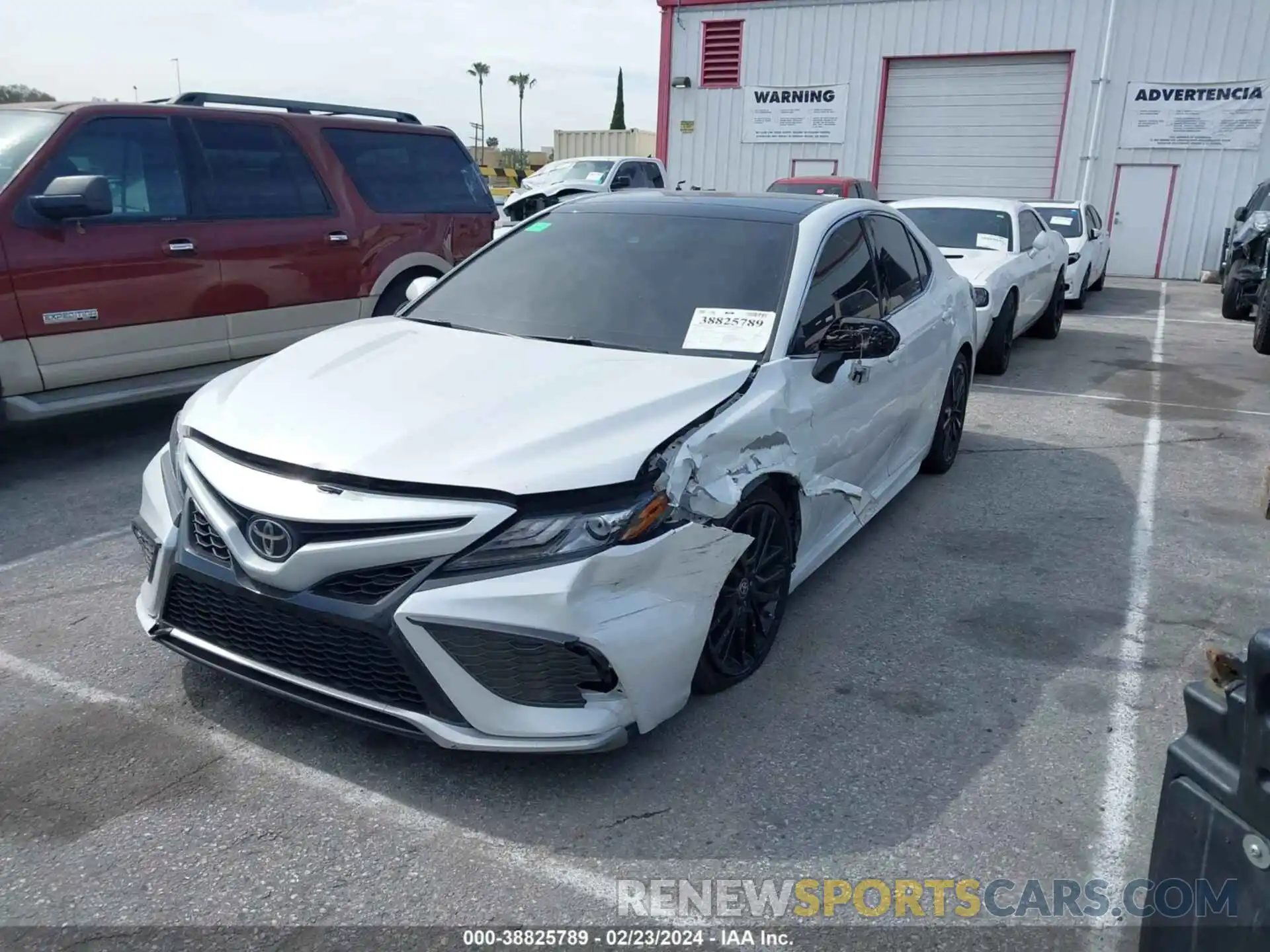 2 Photograph of a damaged car 4T1KZ1AK9MU053584 TOYOTA CAMRY 2021