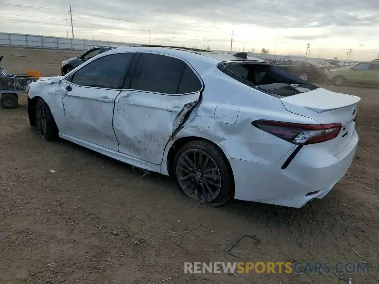 2 Photograph of a damaged car 4T1KZ1AK9MU054086 TOYOTA CAMRY 2021