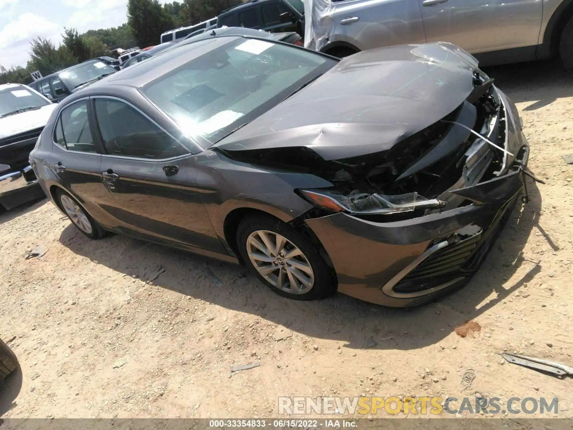 1 Photograph of a damaged car 4T1R11AK1MU465231 TOYOTA CAMRY 2021