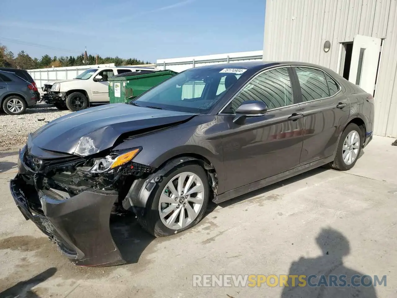 1 Photograph of a damaged car 4T1R11AK1MU518218 TOYOTA CAMRY 2021