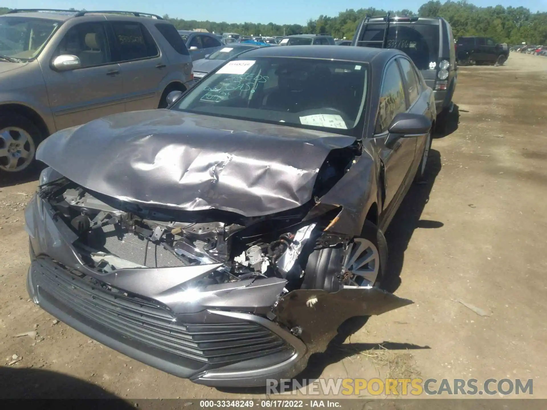 2 Photograph of a damaged car 4T1R11AK1MU594778 TOYOTA CAMRY 2021