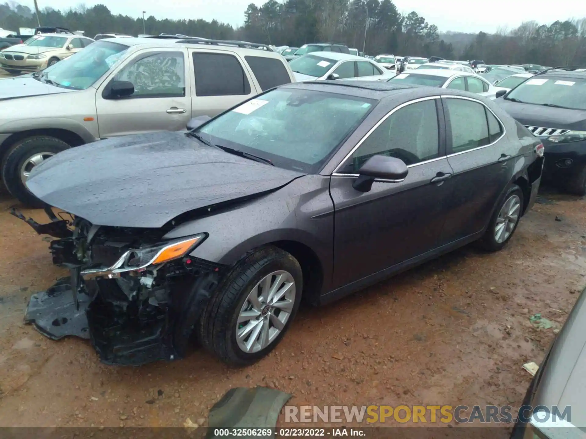 2 Photograph of a damaged car 4T1R11AK1MU611434 TOYOTA CAMRY 2021