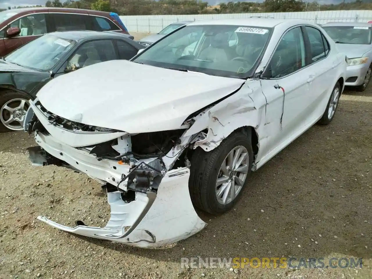 2 Photograph of a damaged car 4T1R11AK3MU490387 TOYOTA CAMRY 2021