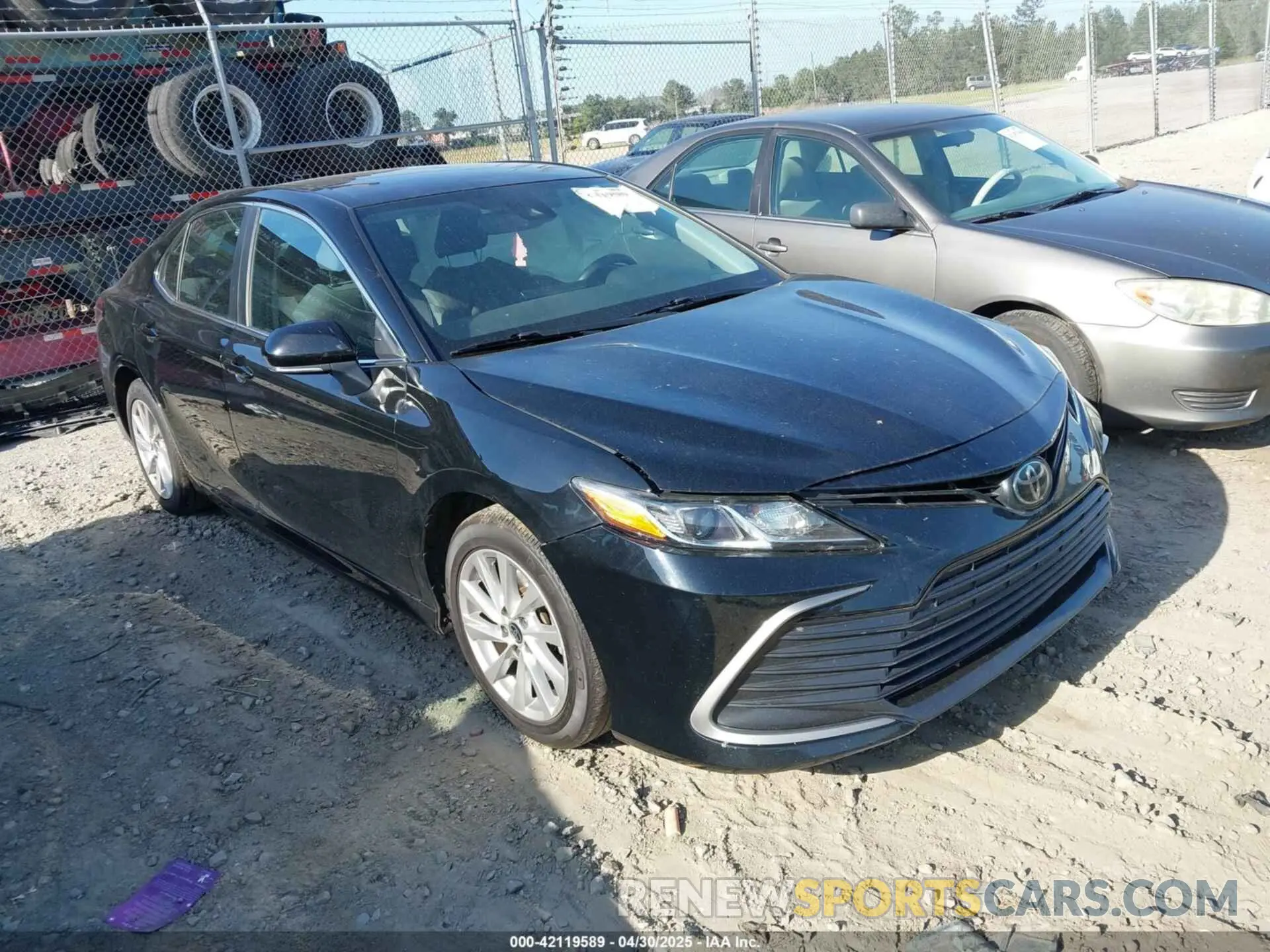 1 Photograph of a damaged car 4T1R11AK3MU549714 TOYOTA CAMRY 2021