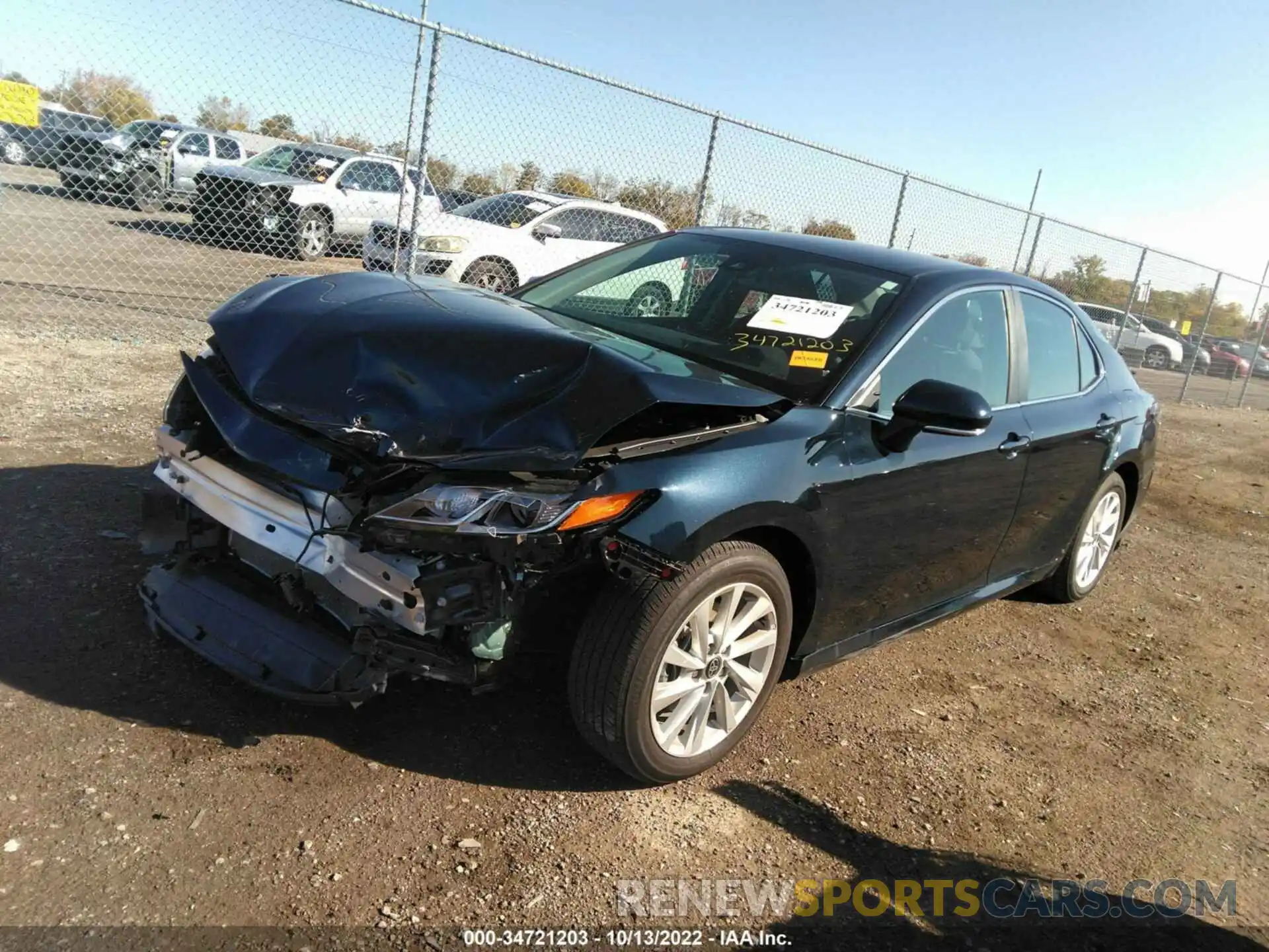 2 Photograph of a damaged car 4T1R11AK4MU455986 TOYOTA CAMRY 2021