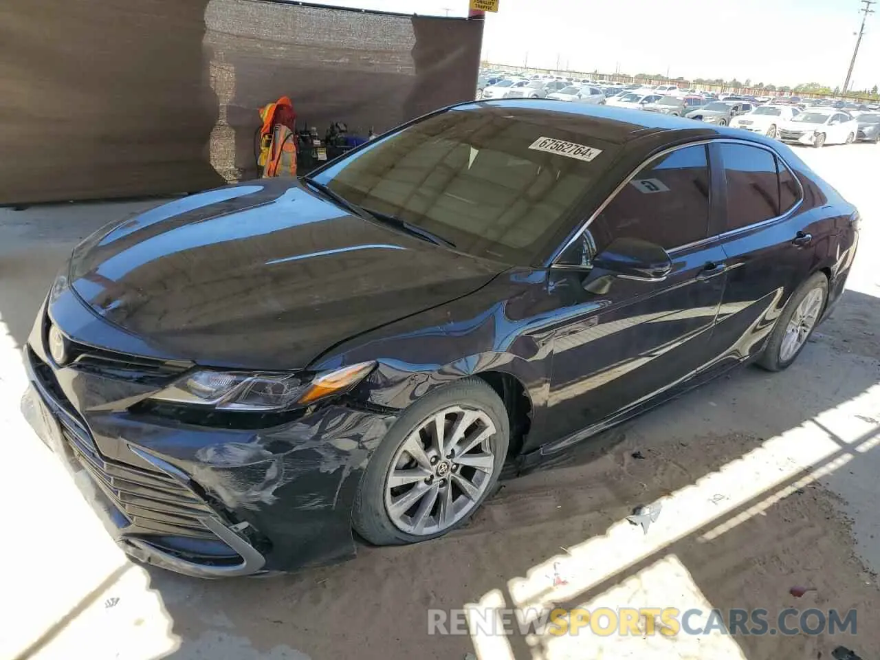 1 Photograph of a damaged car 4T1R11AK4MU489460 TOYOTA CAMRY 2021