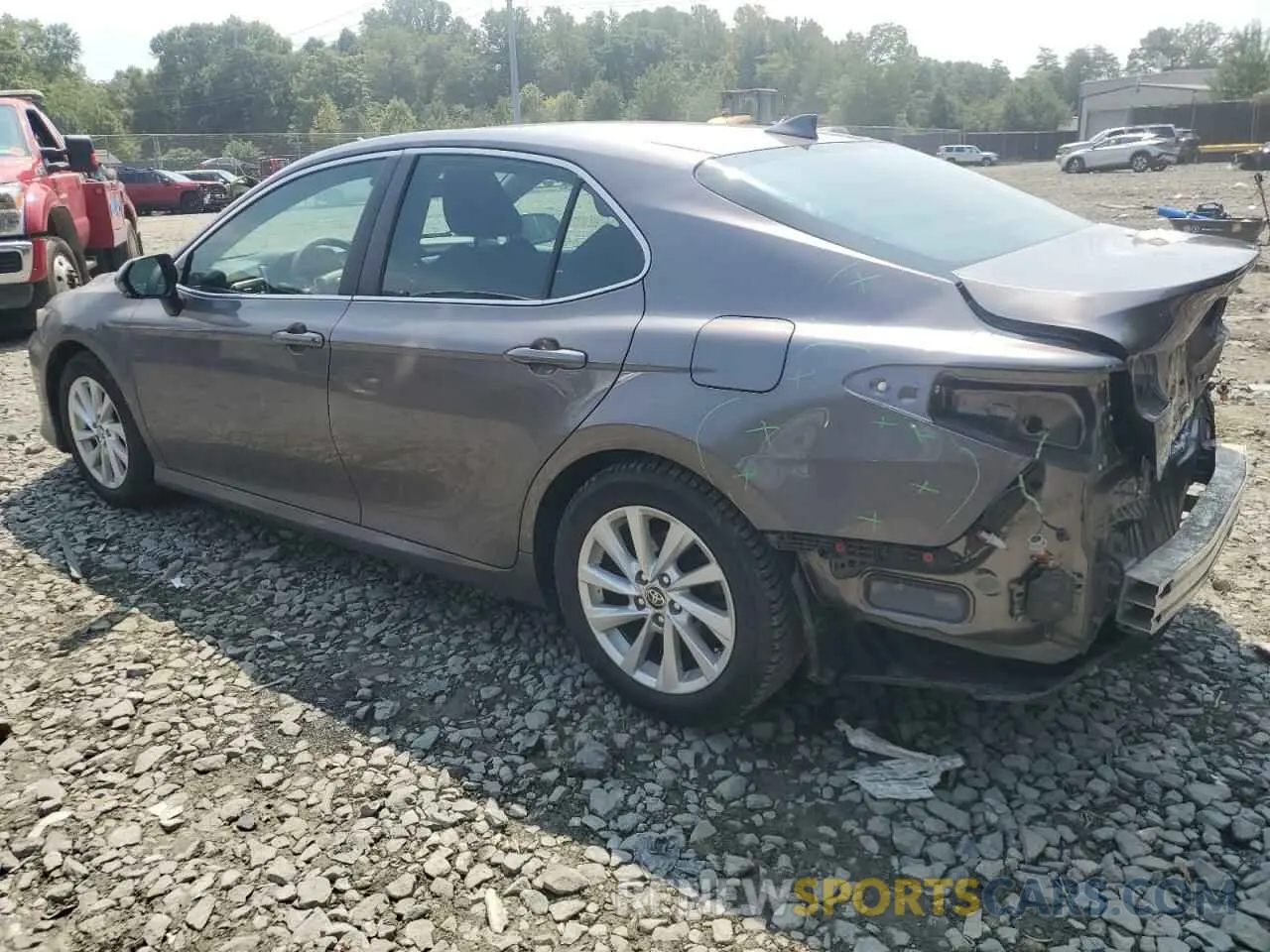 2 Photograph of a damaged car 4T1R11AK6MU599636 TOYOTA CAMRY 2021