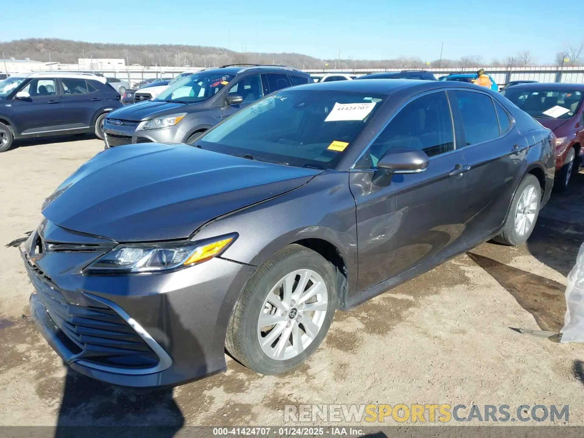 2 Photograph of a damaged car 4T1R11AK9MU447608 TOYOTA CAMRY 2021