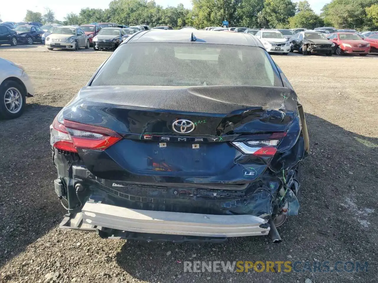 6 Photograph of a damaged car 4T1R11AK9MU480513 TOYOTA CAMRY 2021