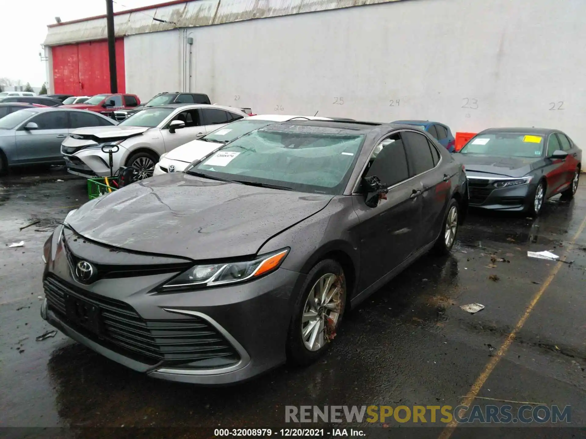 2 Photograph of a damaged car 4T1R11BK3MU031942 TOYOTA CAMRY 2021