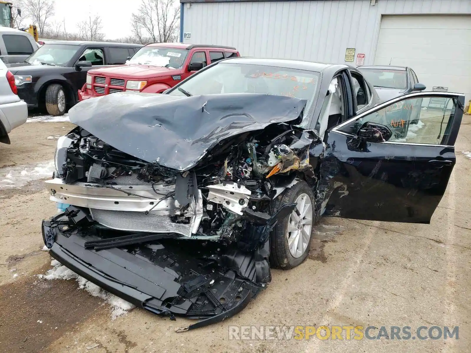 2 Photograph of a damaged car 4T1R11BK4MU022585 TOYOTA CAMRY 2021