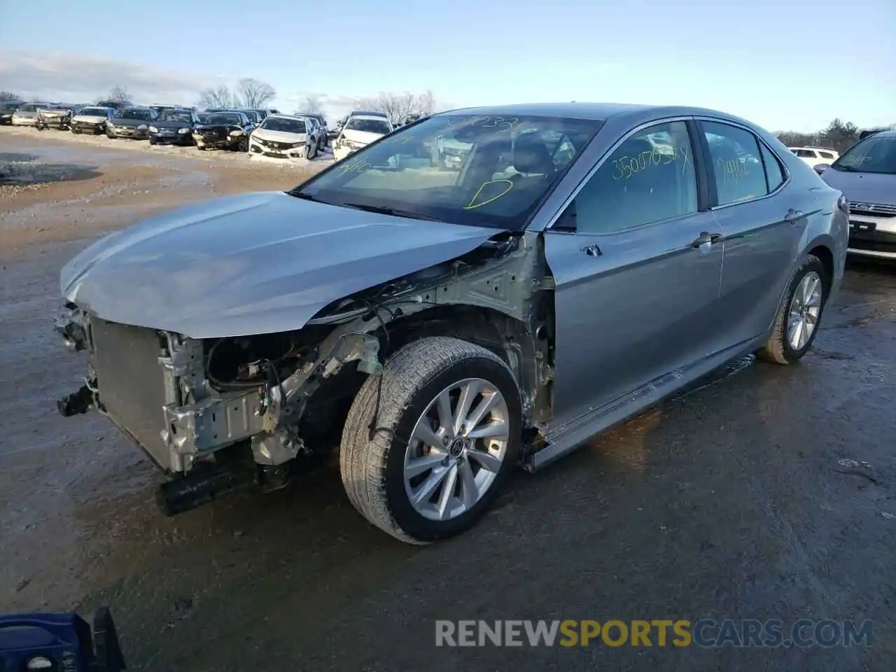 2 Photograph of a damaged car 4T1R11BK7MU027201 TOYOTA CAMRY 2021