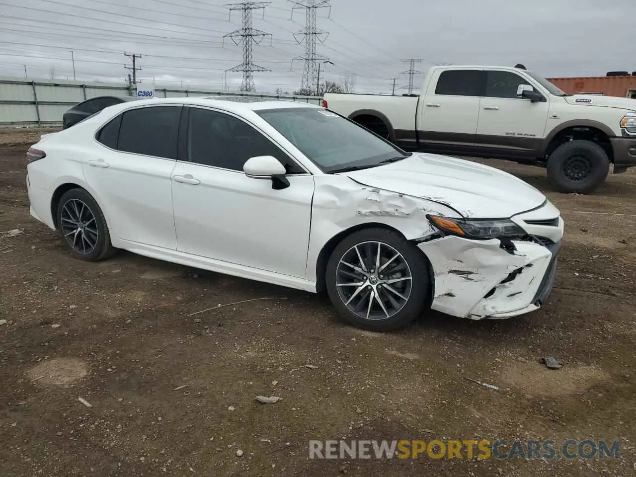 4 Photograph of a damaged car 4T1S11AK5MU561378 TOYOTA CAMRY 2021