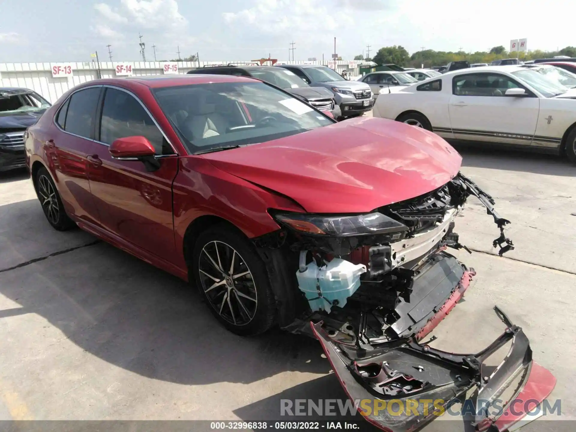 1 Photograph of a damaged car 4T1S11AK8MU492833 TOYOTA CAMRY 2021