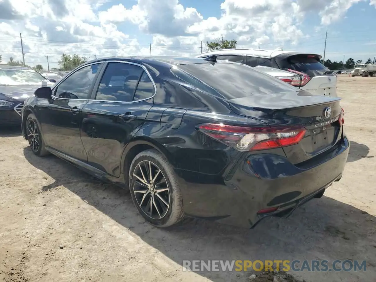 2 Photograph of a damaged car 4T1S11AK8MU496123 TOYOTA CAMRY 2021
