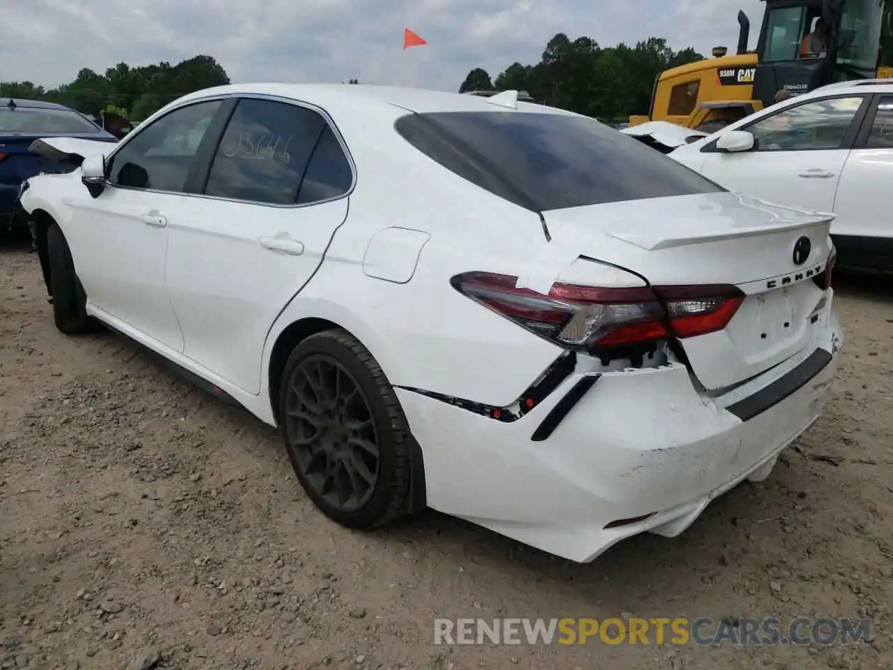 3 Photograph of a damaged car 4T1S11AK8MU498096 TOYOTA CAMRY 2021