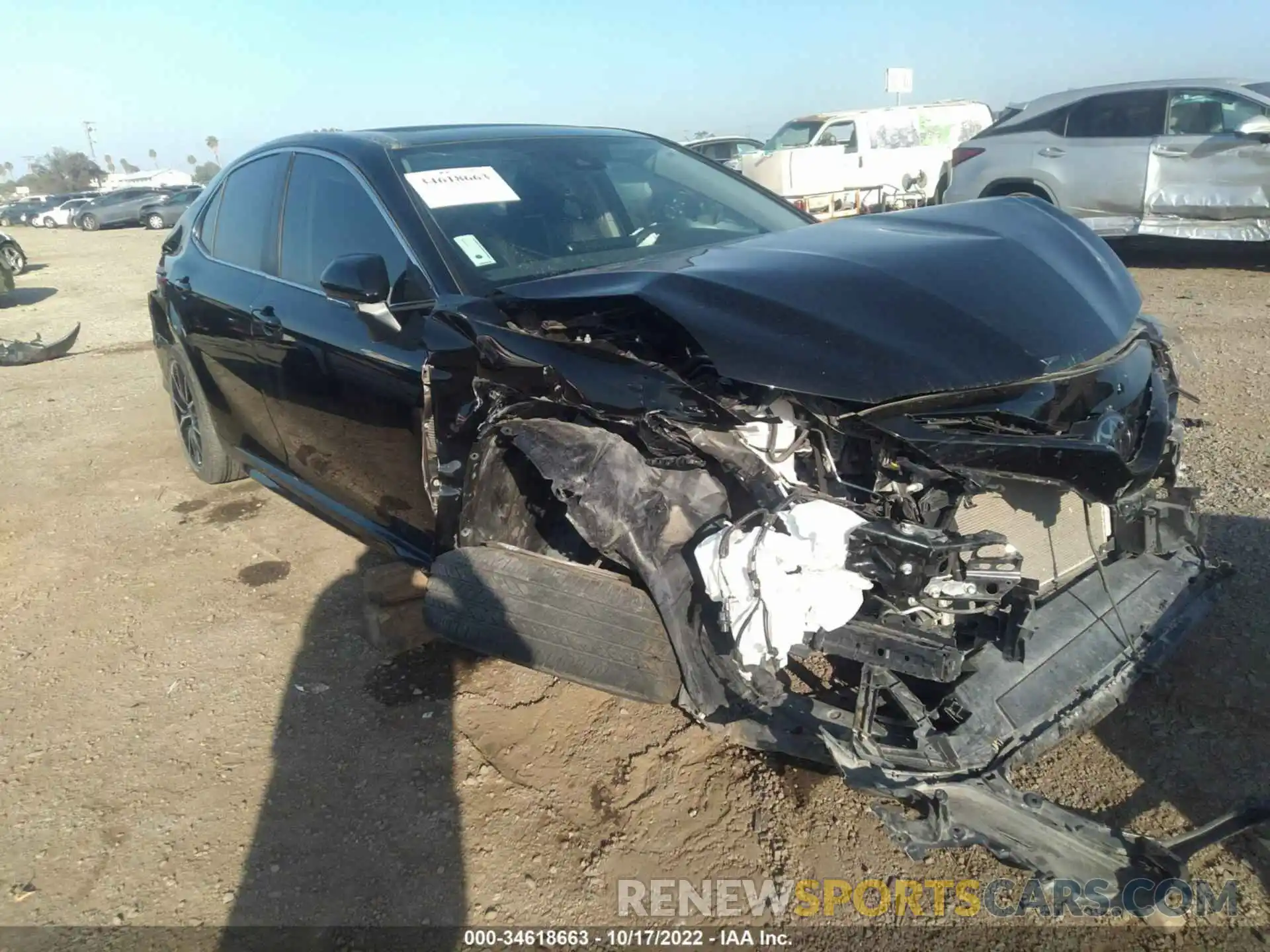 1 Photograph of a damaged car 4T1S11AKXMU497113 TOYOTA CAMRY 2021