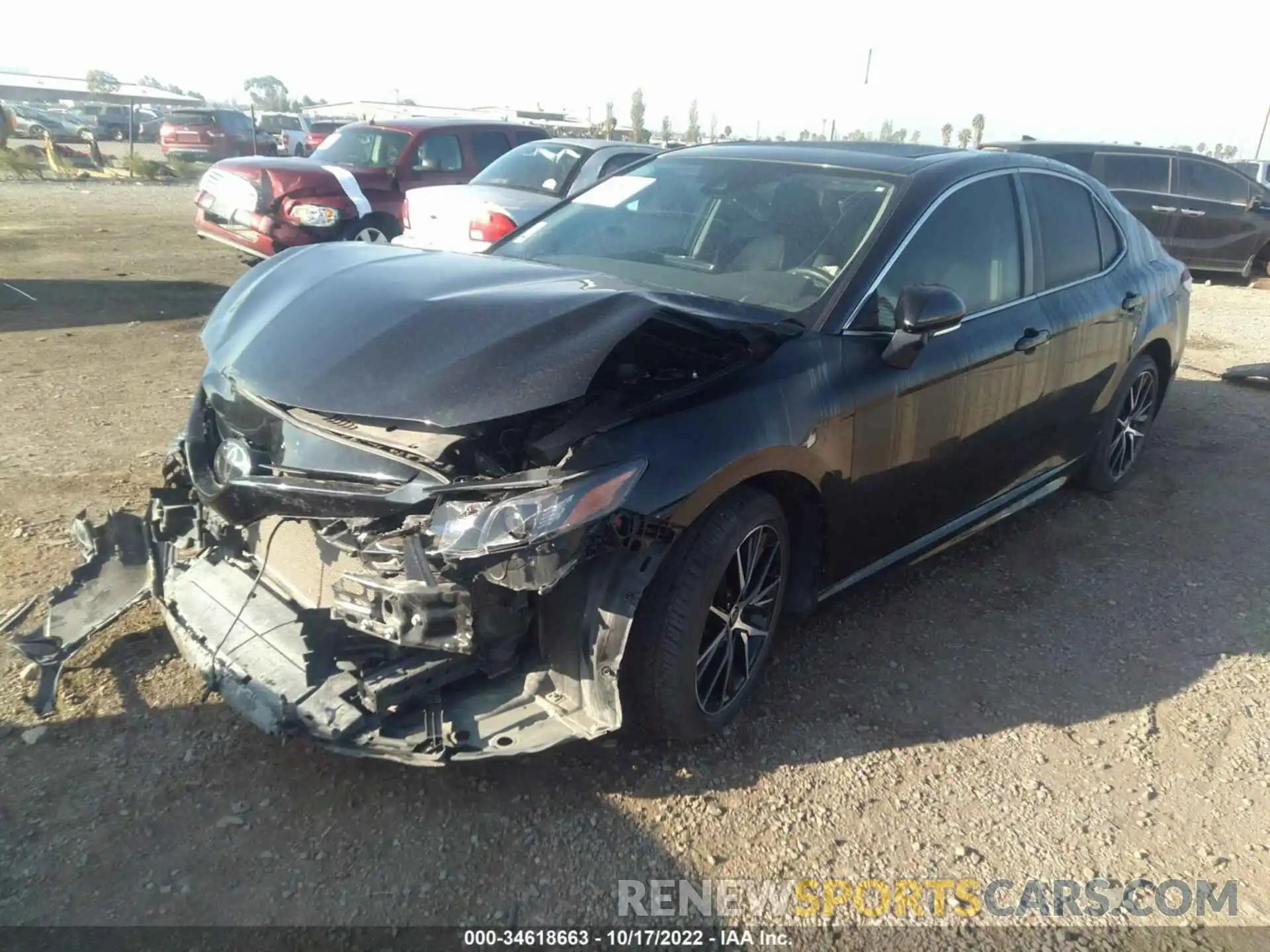 2 Photograph of a damaged car 4T1S11AKXMU497113 TOYOTA CAMRY 2021