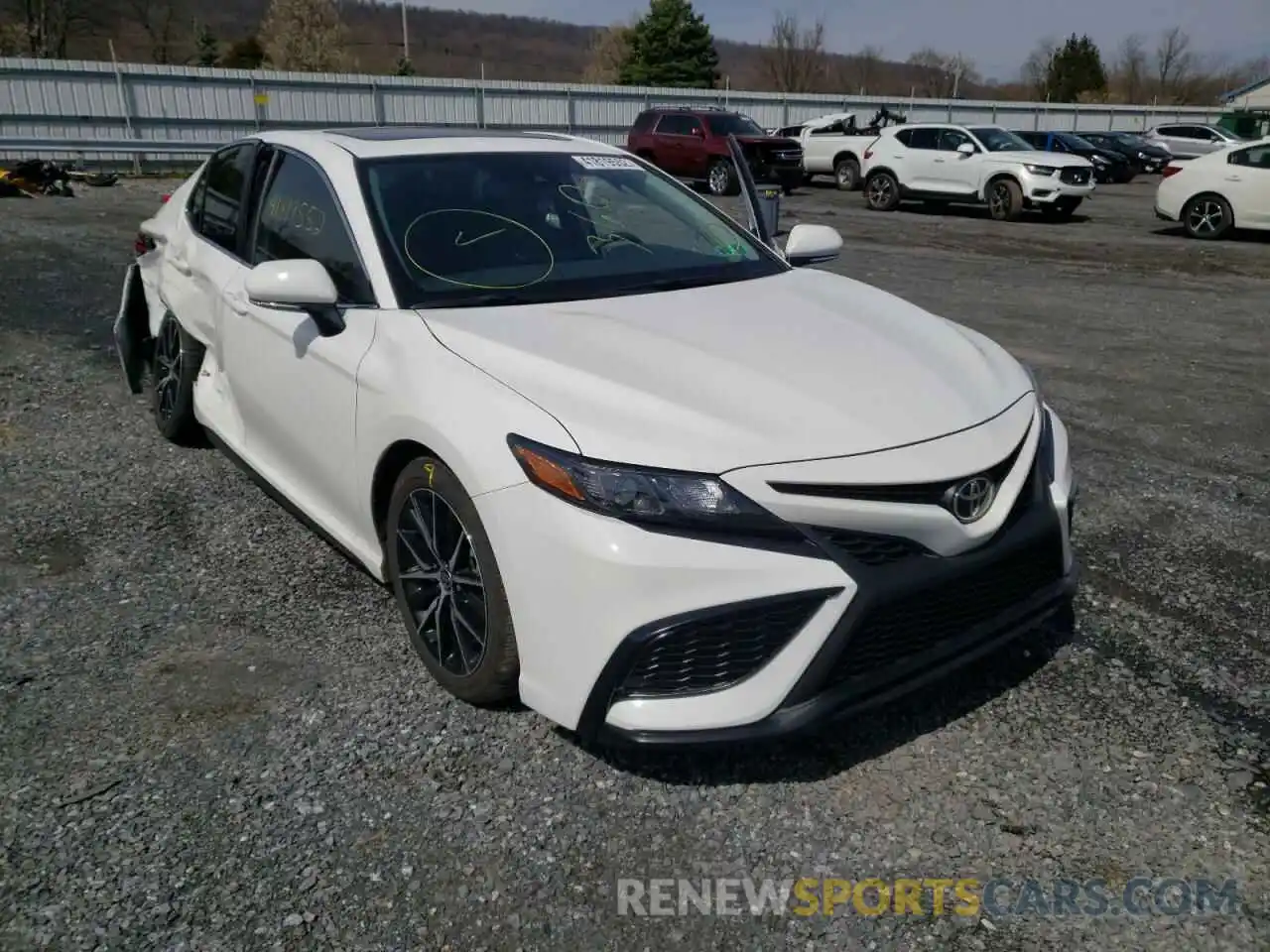 1 Photograph of a damaged car 4T1S11BK5MU045553 TOYOTA CAMRY 2021