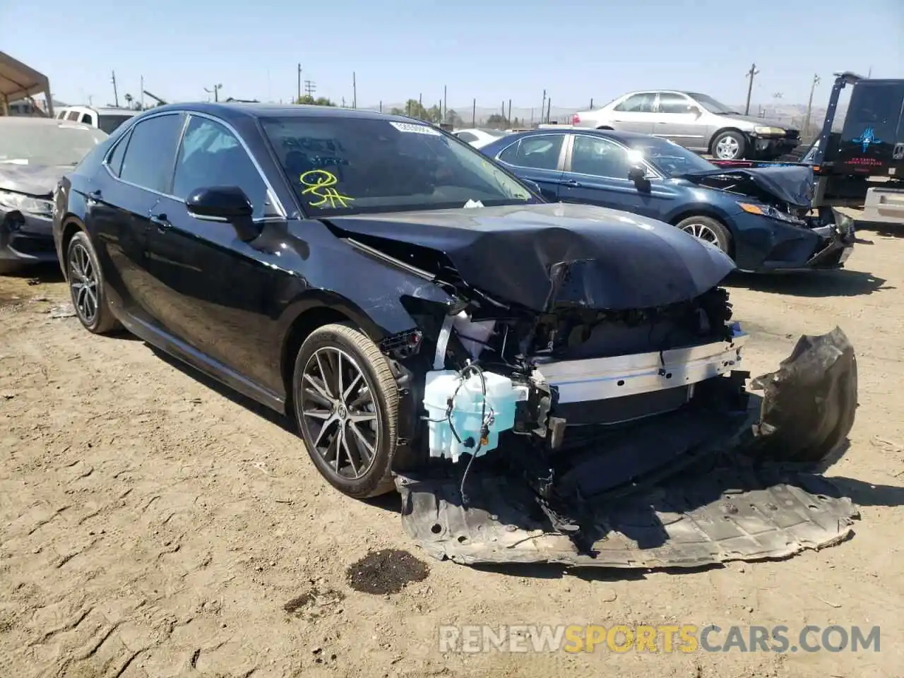 1 Photograph of a damaged car 4T1S11BK6MU047019 TOYOTA CAMRY 2021