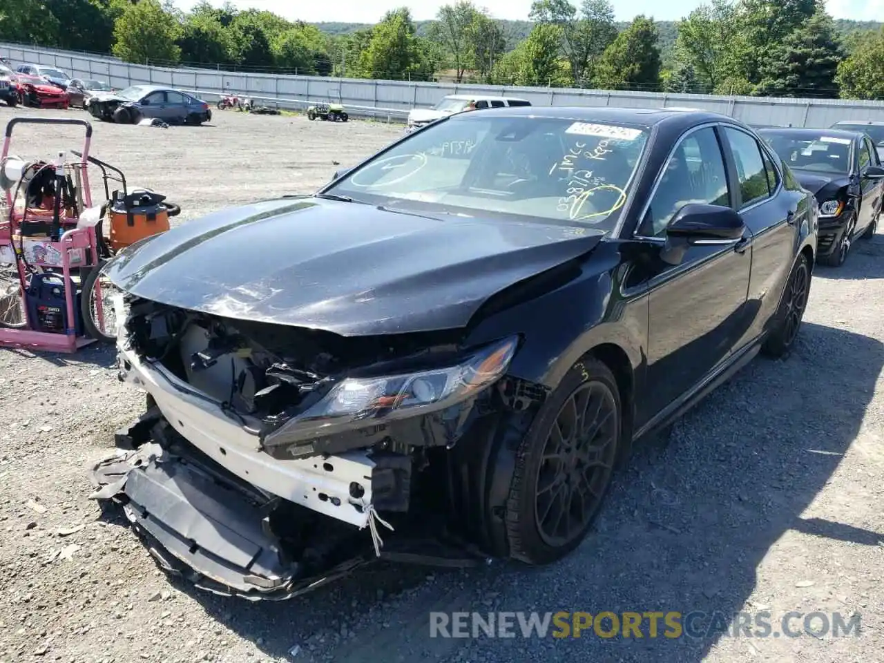 2 Photograph of a damaged car 4T1S11BK8MU038712 TOYOTA CAMRY 2021