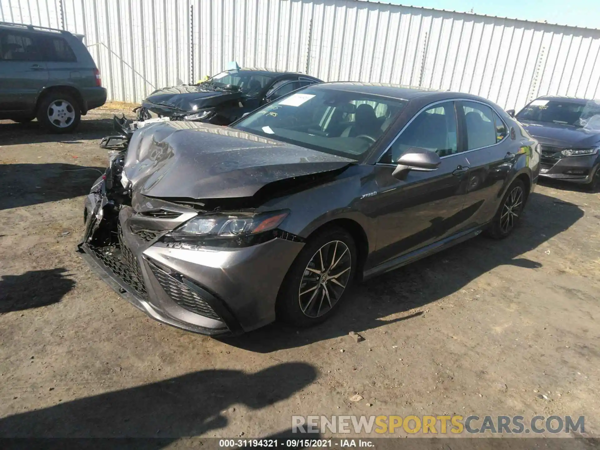 2 Photograph of a damaged car 4T1S31AK1MU555300 TOYOTA CAMRY 2021