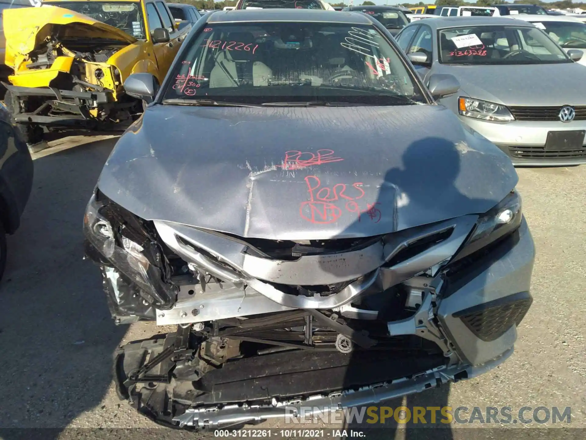 6 Photograph of a damaged car 4T1S31AK2MU554558 TOYOTA CAMRY 2021