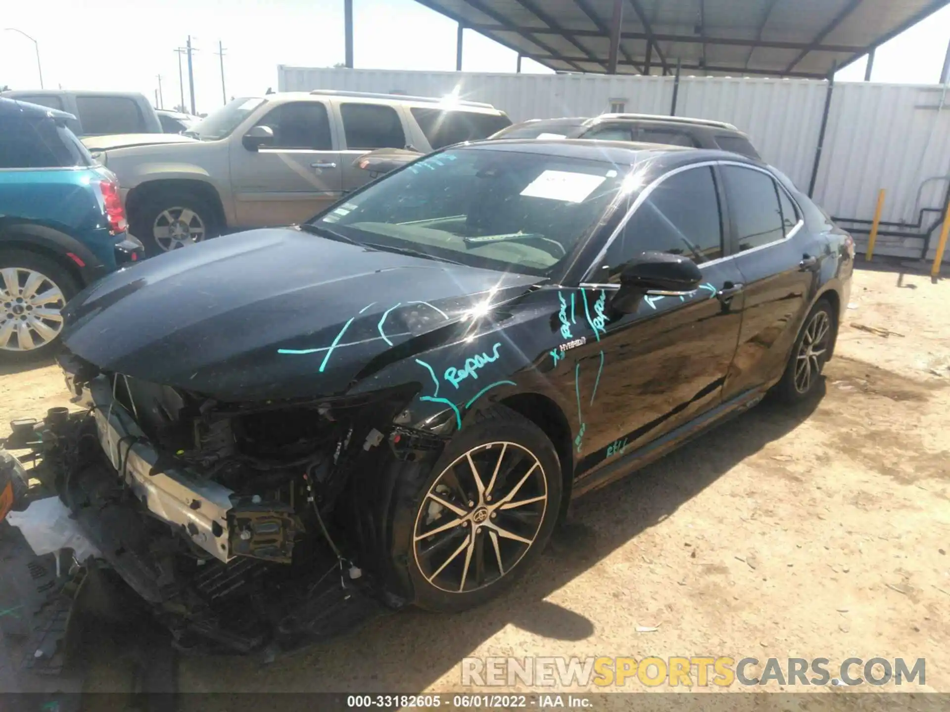 2 Photograph of a damaged car 4T1S31AKXMU563668 TOYOTA CAMRY 2021