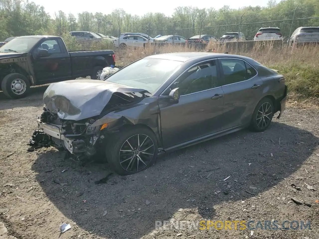1 Photograph of a damaged car 4T1T11AK0MU439726 TOYOTA CAMRY 2021