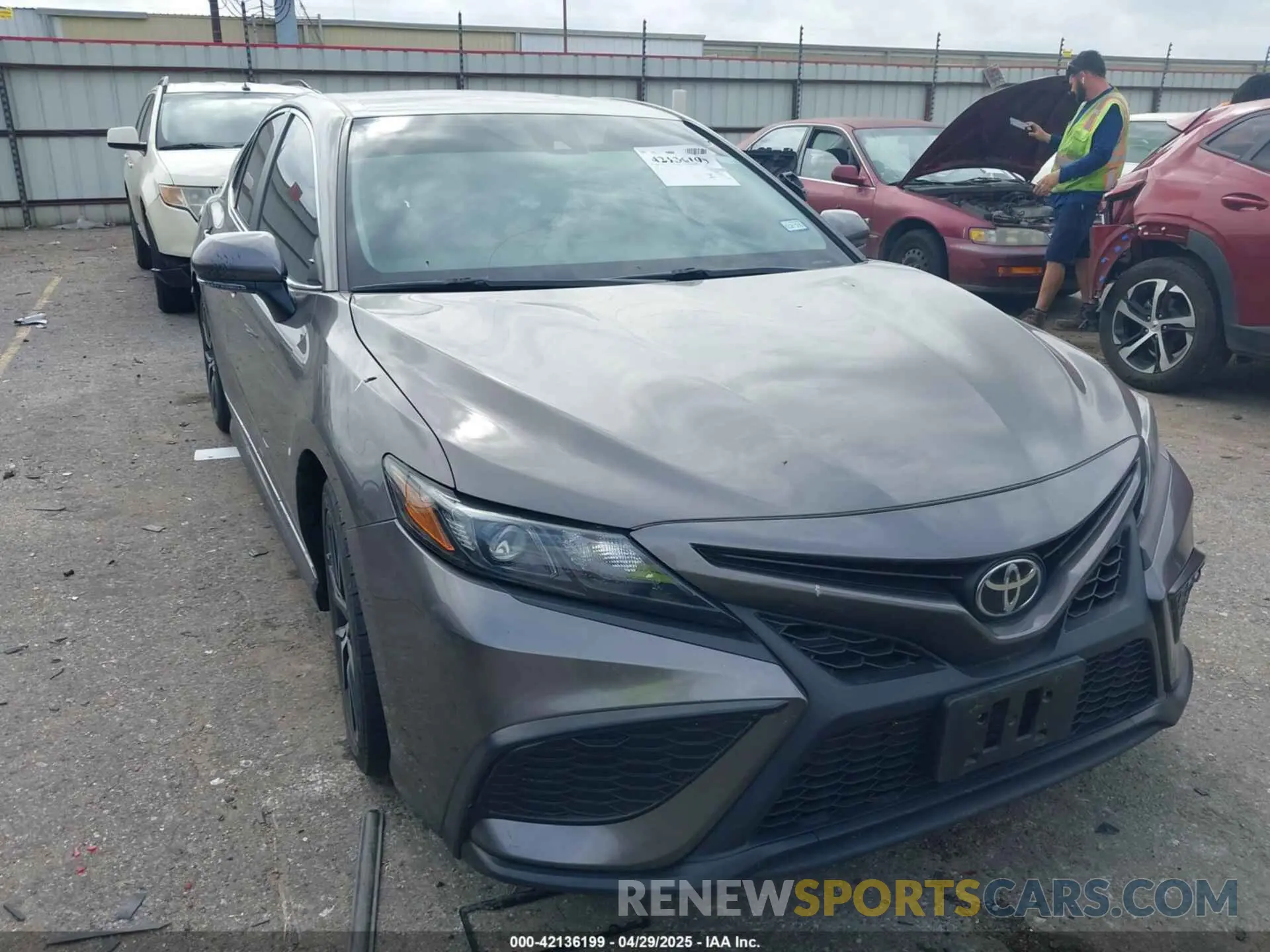 1 Photograph of a damaged car 4T1T11AK1MU521870 TOYOTA CAMRY 2021