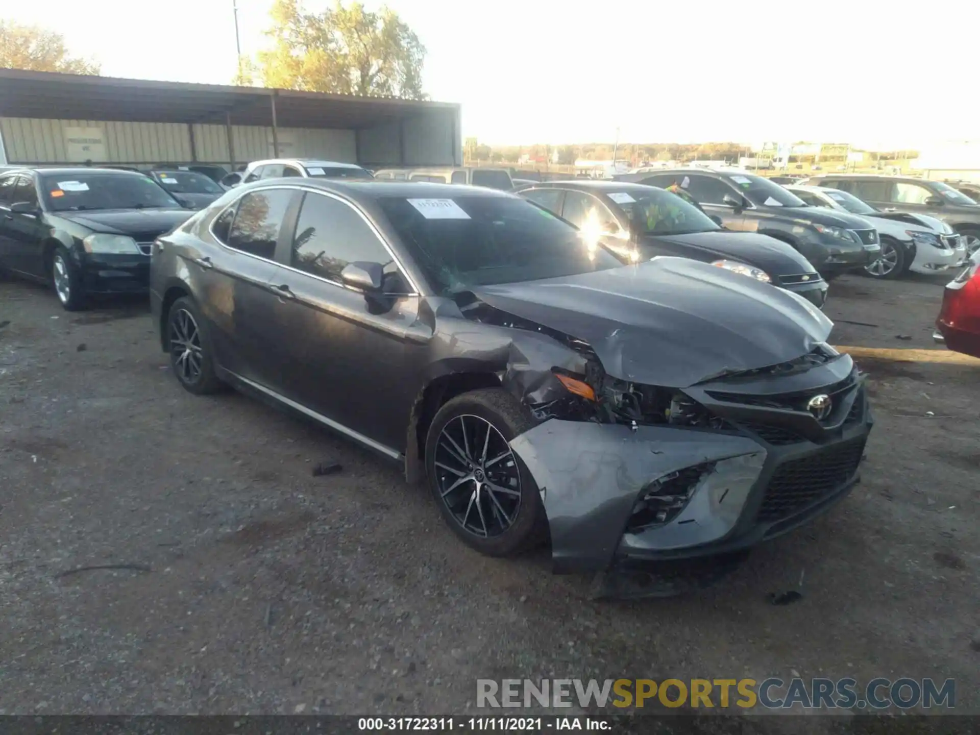 1 Photograph of a damaged car 4T1T11AK1MU522985 TOYOTA CAMRY 2021